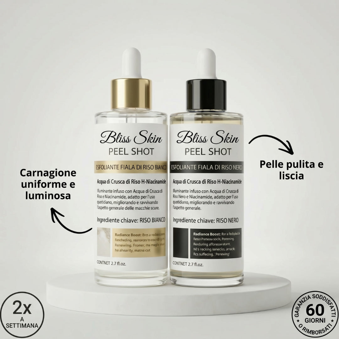 Rice Peel Shot – Siero Esfoliante Illuminante al Riso